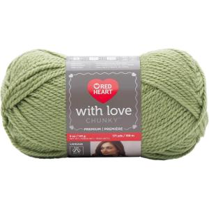 imageRed Heart With Love Yarn Metallic  RoyalChunky  Lettuce