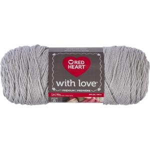 imageRed Heart With Love Yarn Metallic  RoyalMetallic  Light Gr