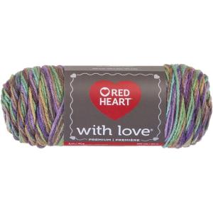 imageRed Heart With Love Yarn Metallic  RoyalPrint  Waterlily