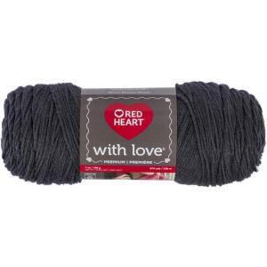 imageRed Heart With Love Yarn Metallic  RoyalSolid  Platinum