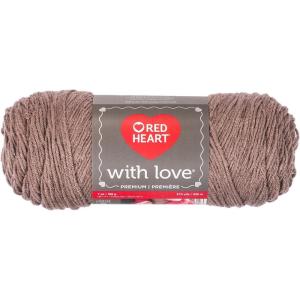 imageRed Heart With Love Yarn Metallic  RoyalSolid  Taupe