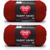 imageRED HEART RED HEART Super Saver Jumbo Yarn RoyalCherry Red
