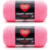 imageRED HEART RED HEART Super Saver Jumbo Yarn RoyalPretty N Pink