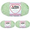 imageRED HEART Soft Baby Steps Yarn  Baby Green3 Pack
