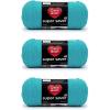 imageRed Heart Super Saver Yarn 312 BlackTurqua
