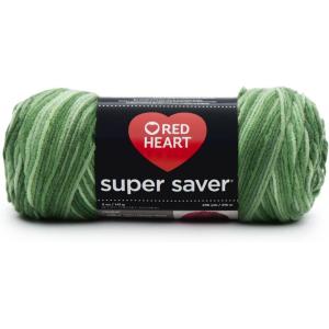 imageRED HEART 66399 Super Saver Yarn Mexicana PrintPrint  Green Tone