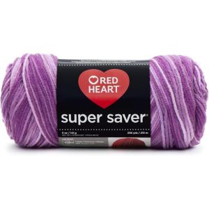 imageRED HEART E3000886 Super Saver Yarn BluePrint  Purple Tones