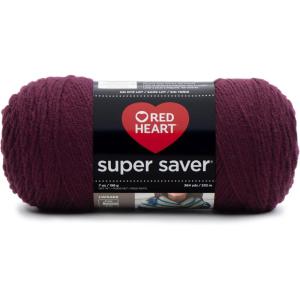 imageRED HEART E3000886 Super Saver Yarn BlueSolid  Claret