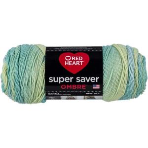 imageRED HEART E3053970 Super Saver Ombre Yarn SuedeSeaside