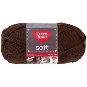 imageRED HEART E7289388 Heart Soft Yarn WheatChocolate