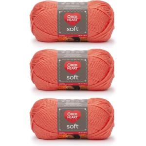 imageRED HEART E7289388 Heart Soft Yarn WheatCoral