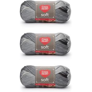 imageRED HEART E7289388 Heart Soft Yarn WheatGrayscale