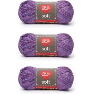 imageRED HEART E7289388 Heart Soft Yarn WheatPlumy