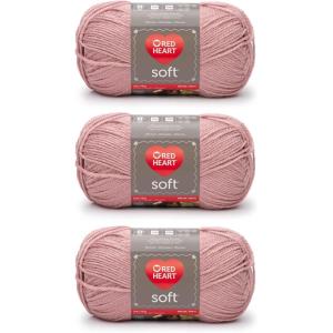 imageRED HEART E7289388 Heart Soft Yarn WheatRose Blush