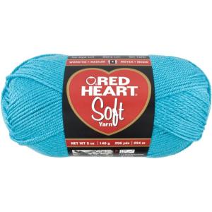 imageRED HEART E7289388 Heart Soft Yarn WheatTurquoise
