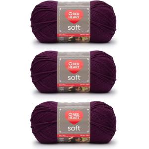 imageRED HEART RED HEART Soft Yarn CoralGrape