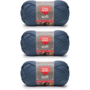 imageRED HEART RED HEART Soft Yarn CoralMid Blue