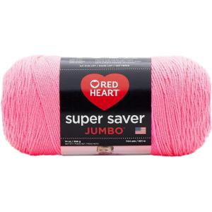 imageRED HEART RED HEART Super Saver Jumbo Yarn RoyalPretty N Pink