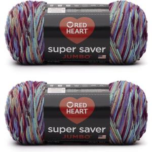 imageRED HEART RED HEART Super Saver Jumbo Yarn RoyalStarburst Print