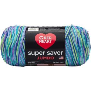 imageRED HEART RED HEART Super Saver Jumbo Yarn RoyalWildflower