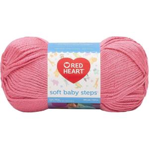 imageRED HEART Soft Baby Steps Yarn  StrawberryMulticolor