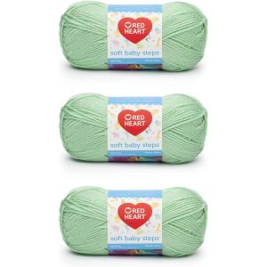 imageRED HEART Soft Baby Steps Yarn AquaBaby Green