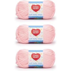 imageRED HEART Soft Baby Steps Yarn AquaBaby Pink