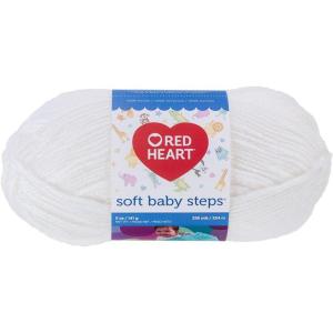 imageRED HEART Soft Baby Steps Yarn AquaWhite