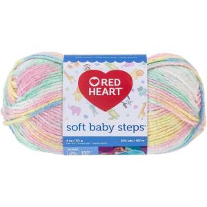 imageRED HEART Soft Baby Steps Yarn LavenderBinky Print