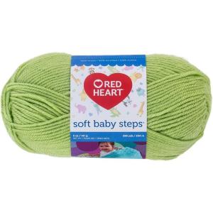 imageRED HEART Soft Baby Steps Yarn LavenderLime