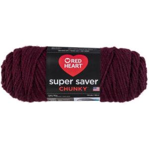 imageRED HEART Super Saver Chunky Black YarnClaret