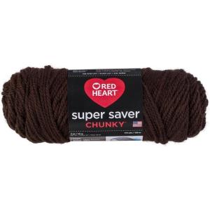 imageRED HEART Super Saver Chunky Black YarnCoffee