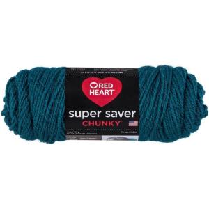 imageRED HEART Super Saver Chunky Black YarnReal Teal