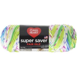 imageRED HEART Super Saver Fair Isle yarn JingleFair Isle  Parrot
