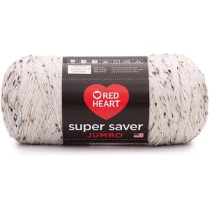 imageRED HEART Super Saver Jumbo Yarn Pale YellowAran Fleck