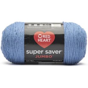 imageRED HEART Super Saver Jumbo Yarn Pale YellowLight Periwinkle