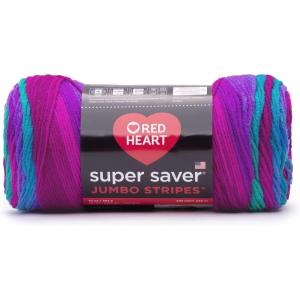 imageRED HEART Super Saver Jumbo Yarn Pale YellowPolo Stripe