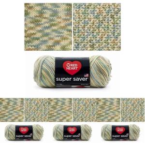 imageRED HEART Super Saver Yarn  Aspen4 Pack