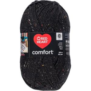 imageRED HEART Super Saver Yarn  Buff FleckBlack Fleck