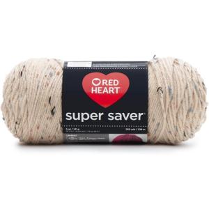 imageRED HEART Super Saver Yarn  Buff FleckFleck  Buff