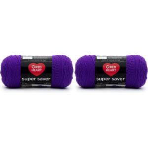 imageRED HEART Super Saver Yarn AmethystSingle Pack of 2
