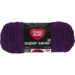 imageRED HEART Super Saver Yarn Aran FleckDark Orchid