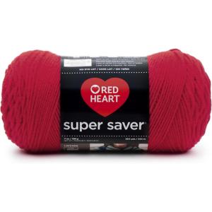 imageRED HEART Super Saver Yarn Minty E3000520Hot Red