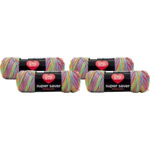 imageRED HEART Super Saver Yarn Pooling  Papaya4 Pack