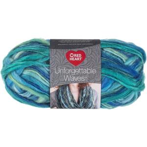 imageRED HEART Unforgettable Waves Yarn Sprices Each SprucesSeaside