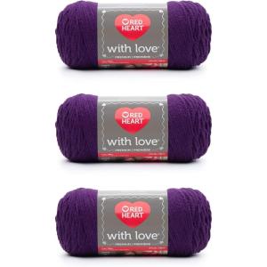 imageRed Heart 10016773 With Love Yarn Holly BerryAubergine