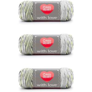 imageRed Heart 10016773 With Love Yarn Holly BerryLemon Drop