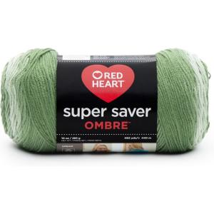 imageRed Heart E3054923 Ombre Yarn HickoryGreen Apple