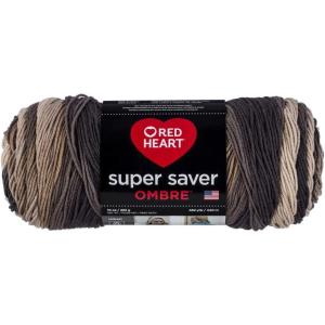 imageRed Heart E3054923 Ombre Yarn HickoryHickory
