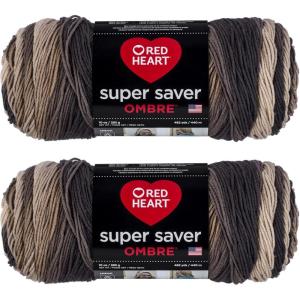 imageRed Heart E3054923 Ombre Yarn HickoryHickory Ombre